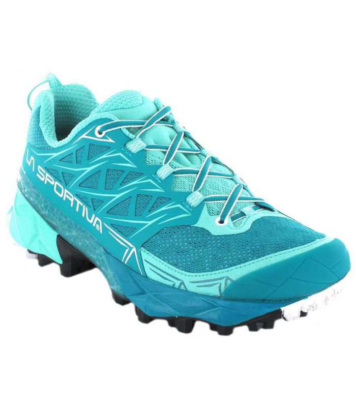 ➤La Sportiva W - Zapatillas Trail Running Mujer l SoloRunning.com Tallas 37,5 Color Azul Claro