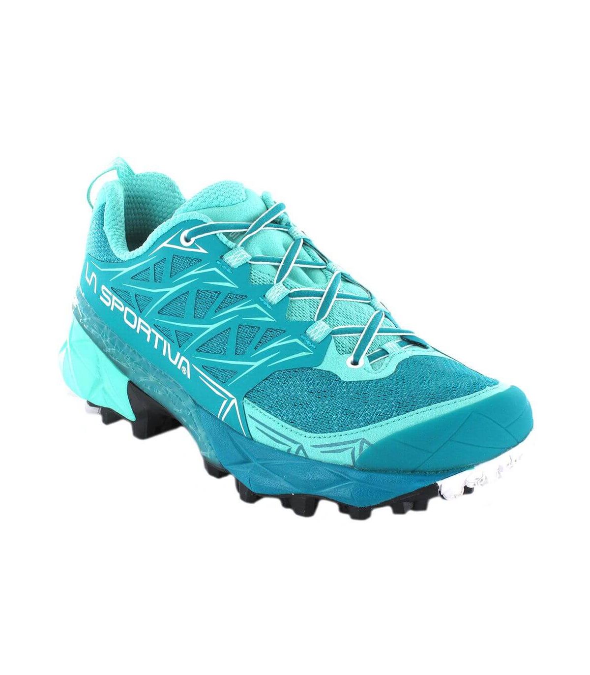 ➤La Akyra W - Zapatillas Trail Mujer l SoloRunning.com Tallas 37,5 Azul Claro