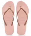 Shop Sandals/Women's Chanclets Havaianas Slim Pink
