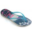 Shop Sandals/Women's Chanclets Havaianas Slim Paisage Blue