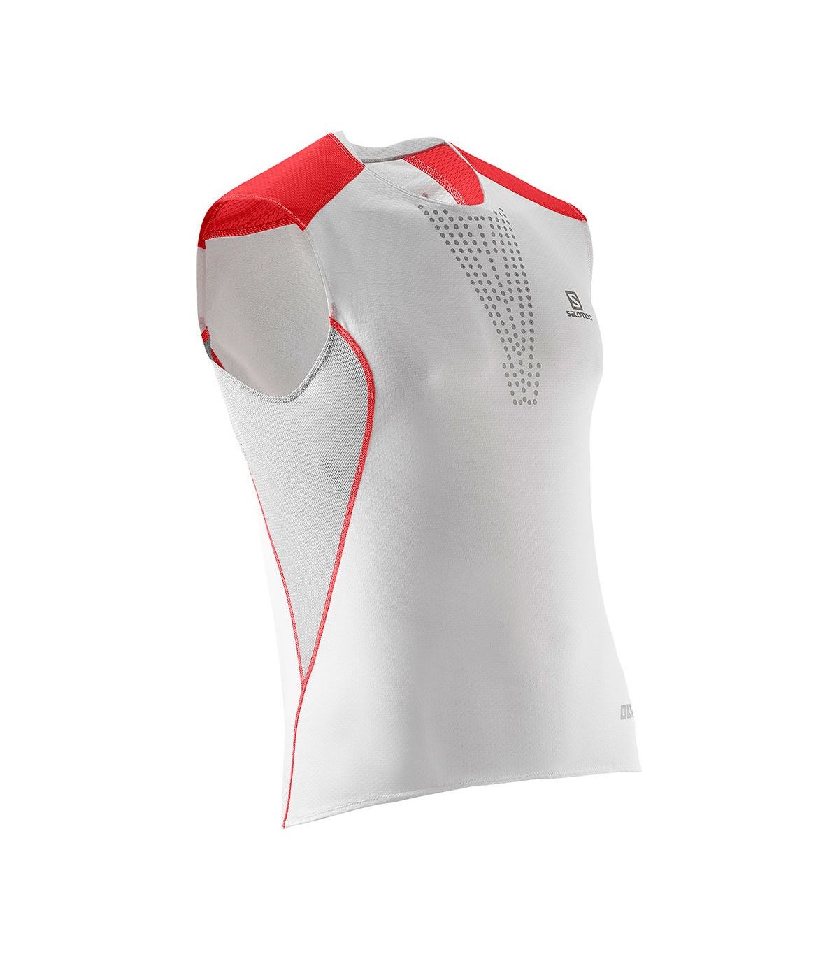 Salomon S Lab Sense Reservoir B T Shirts Techniques Trail Running Tailles L Couleur Blanc