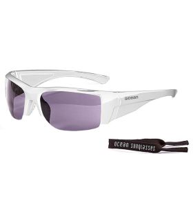 Gafas de sol Running Ocean Guadalupe Shiny White / Smoke