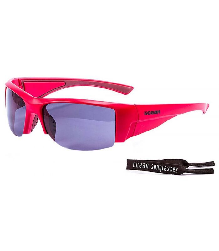 Ocean Guadalupe Matte Red / Smoke - Running sunglasses
