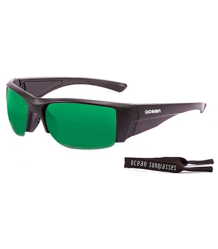 Ocean Guadalupe Matte Black / Revo Green - ➤ Sunglasses for