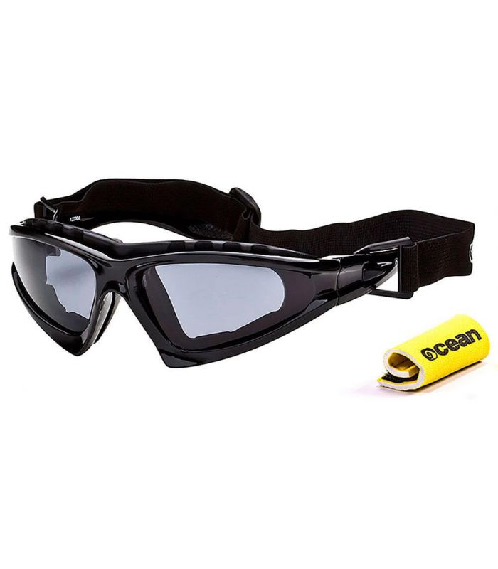 Ocean Cabarete Shiny Black / Smoke - Sunglasses Sport