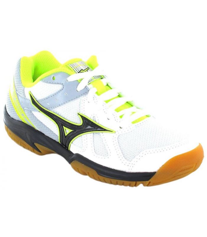 herramienta Calificación Deformación ➤Mizuno Cyclone Speed Jr - ➤ Zapatillas Indoor l SoloRunning.com Tallas 34  Color Blanco