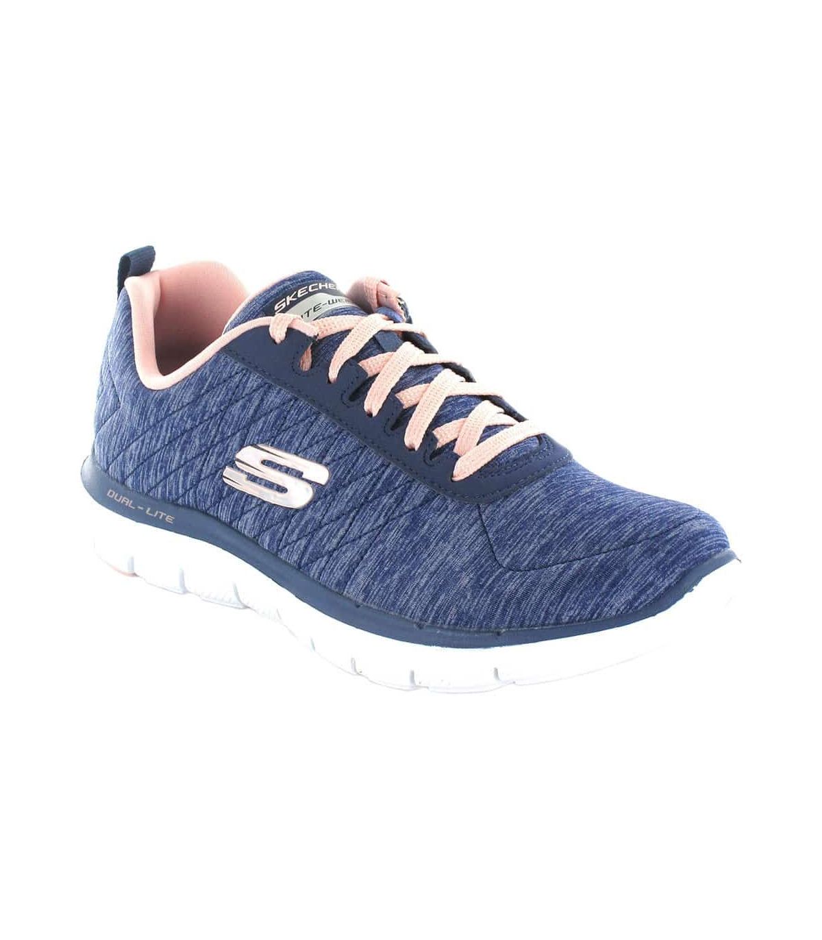 ➤Skechers Flex Appeal 2.0 W - Calzado Casual Mujer l SoloRunning.com Tallas Color Azul