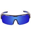 Sunglasses Sport Ocean Race Shinny Black / Revo Blue