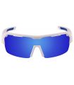 Sunglasses Sport Ocean Race Matte White / Revo Blue