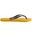 Shop Sandals/Women's Chanclets Havaianas Slim Brazil Yellow Logo