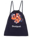 Backpacks-Bags Unequal Camo Flower Gymsac Blue