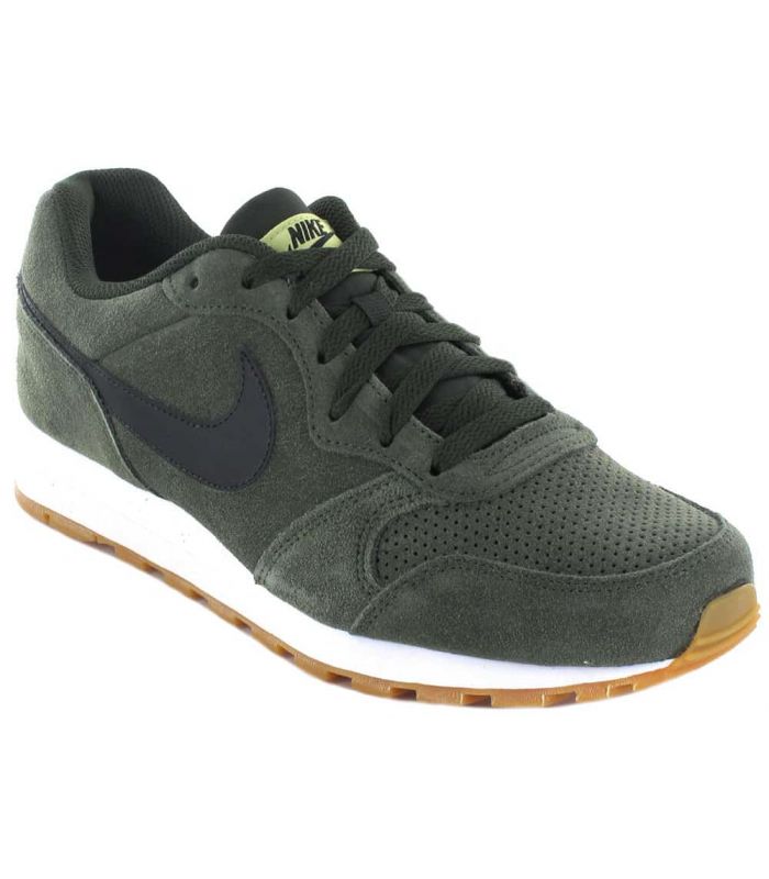 nike md runner suede green