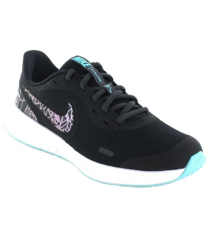 nike revolution 5 junior black