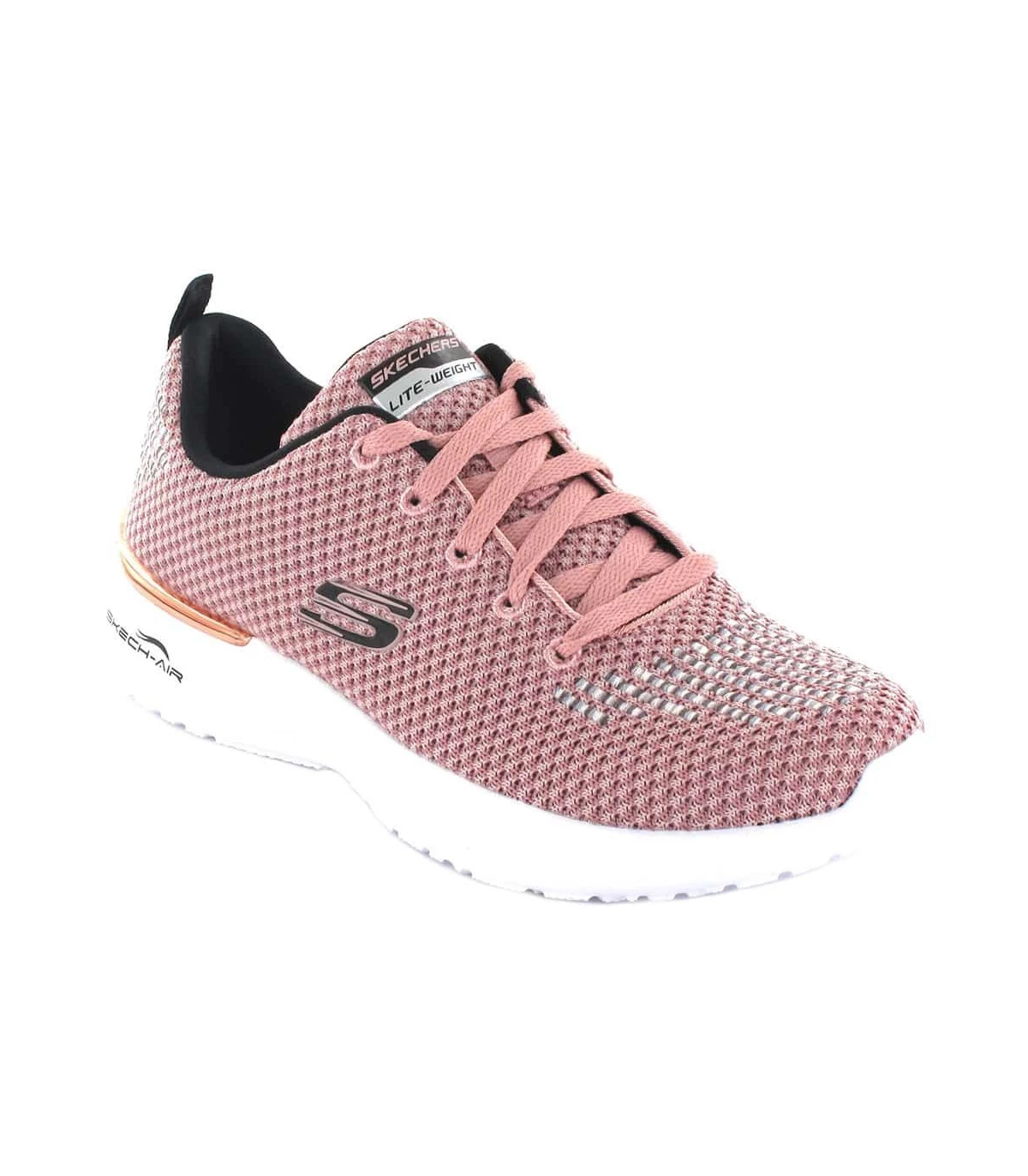 ➤Skechers Air Dinamight - Calzado Casual Mujer SoloRunning.com Tallas 37 Color Rosa