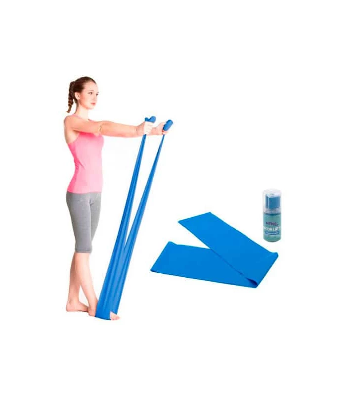 Accesorios Fitness Softee Banda Latex Densidad Extrafuerte 1,5m