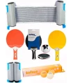Palas Tenis Mesa Super Energy Set Ping Pong Rojo/Amarillo