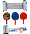 Palas Tenis Mesa Super Set Ping Pong Blanco