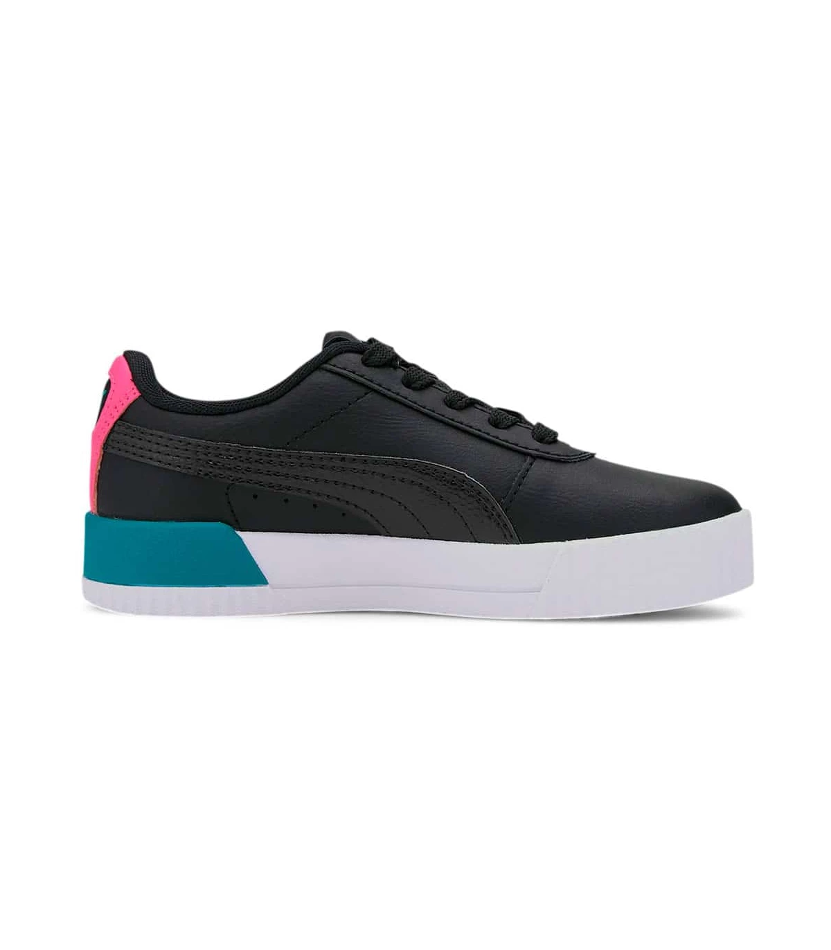 Puma Carina Vivid Jr Casual Shoe Junior l SoloRunning Sizes 36 Colour Black