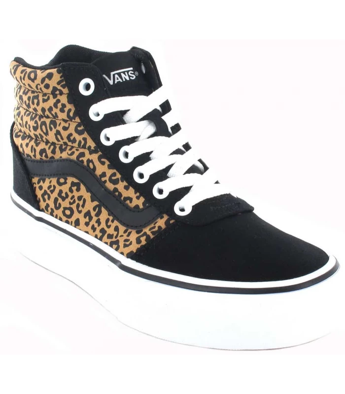 Calzado Casual Mujer Vans Ward Hi Plataforma Leopard