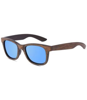 Gafas de Sol Casual Ocean Shark Wood Blue