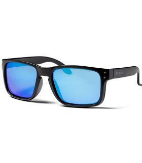 Gafas de Sol Casual Ocean Blue Moon Matte Black Revo Blue
