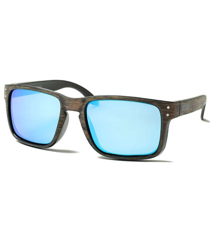 Gafas de Sol Casual Ocean Blue Moon Wood Revo Blue