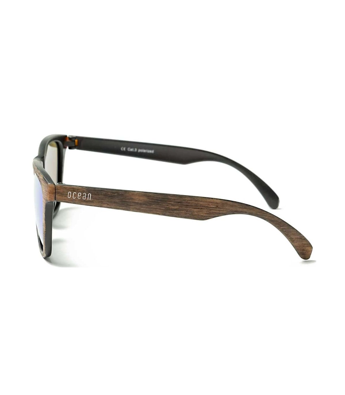 Gafas de Sol Casual Ocean Sea Wood Revo Blue