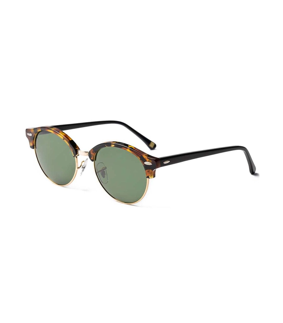 Gafas de sol Ocean Marlon Demi Red: montura retro de acetato marrón y lentes polarizadas ahumadas protección 100% UV.