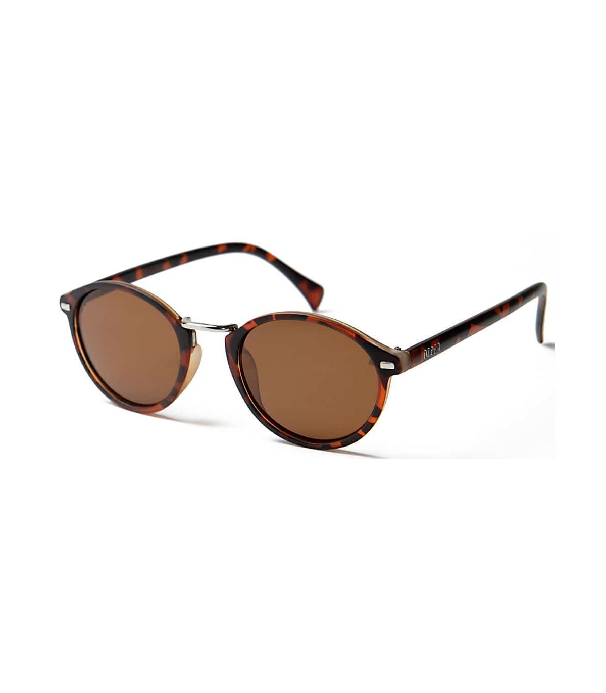 Gafas de sol Ocean Lille Brown: montura marrón mate, lentes polarizadas categoría 3 y protección UV 100%.
