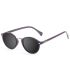 Gafas de sol Ocean Lille Matte Black Smoke: montura negra mate, lentes polarizadas ahumadas y protección UV100%.