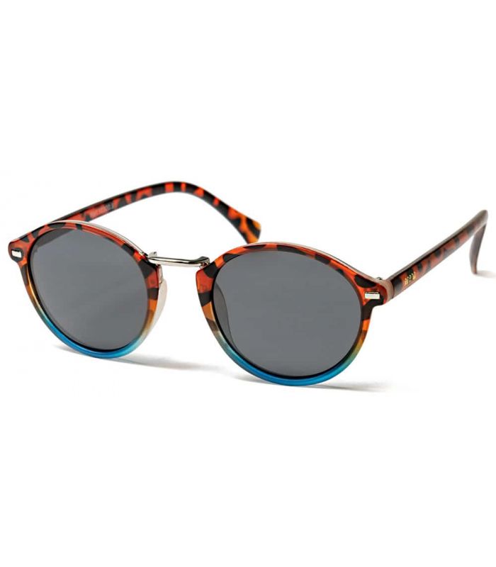 Ocean Lille Matte Brown Blue Smoke - Sunglasses Casual