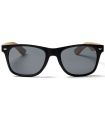 Ocean Beach Wood Black Smoke - Sunglasses Casual