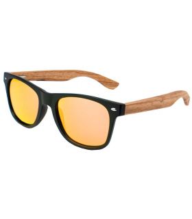 Gafas de Sol Casual Ocean Beach Wood Black Red