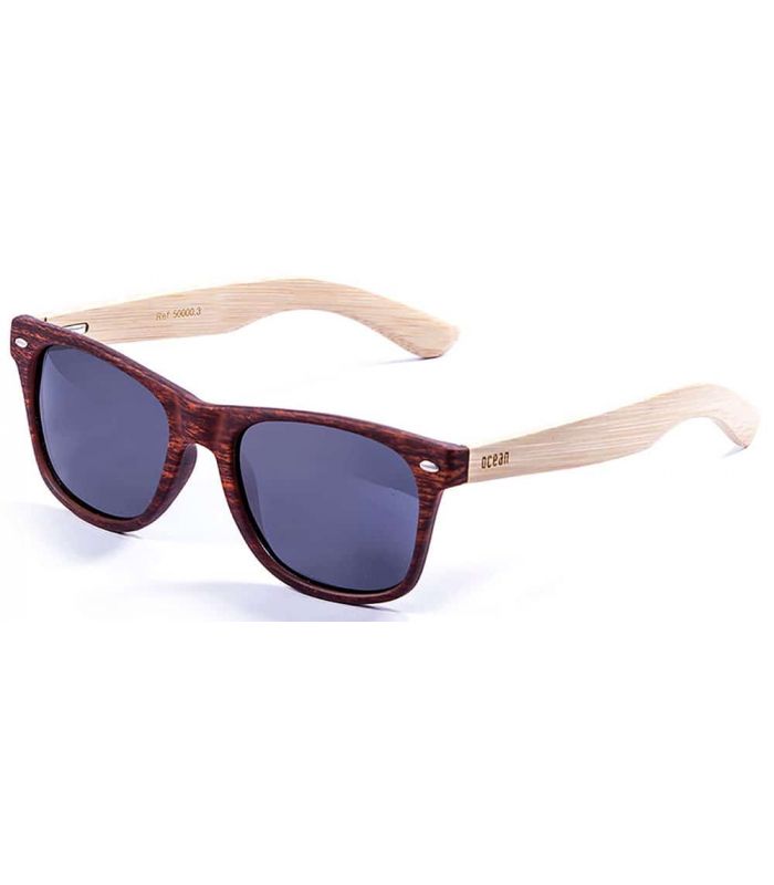 Gafas de Sol Casual - Ocean Beach Wood Brown Smoke marron