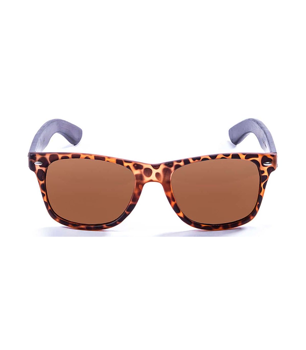 Gafas de Sol Casual Ocean Beach Wood Brown