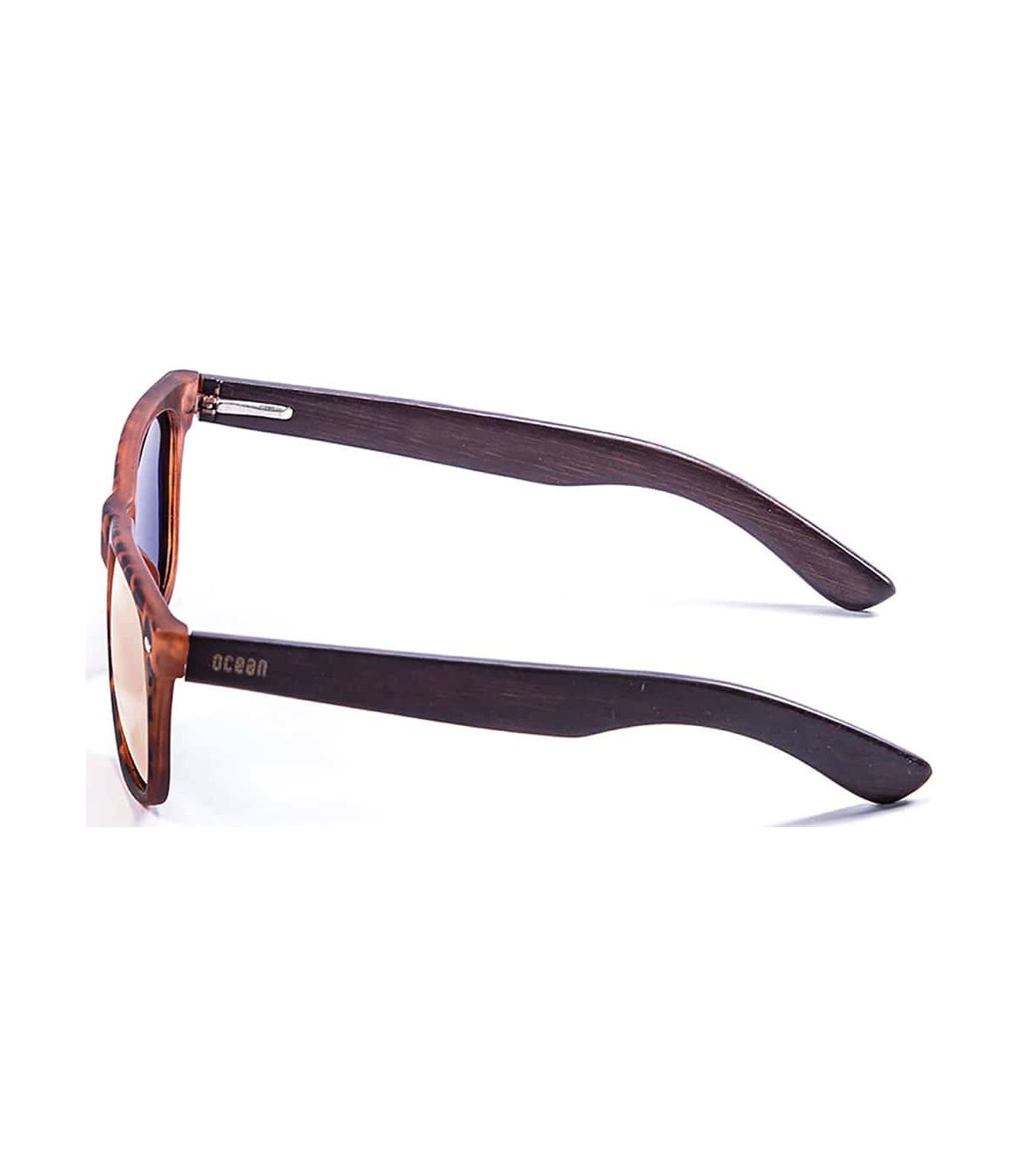 Gafas de Sol Casual Ocean Beach Wood Brown