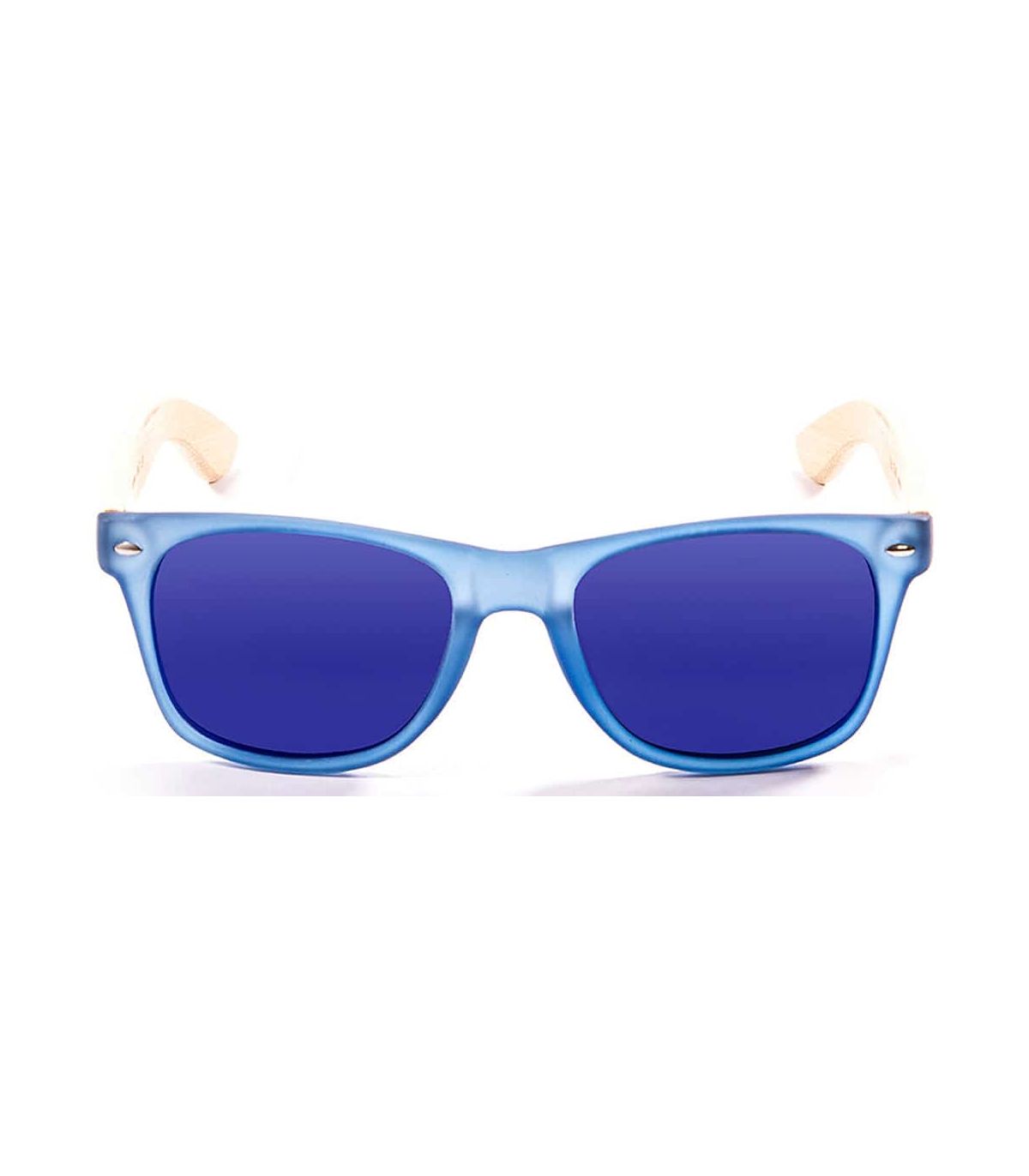 Gafas de Sol Casual Ocean Beach Wood Blue