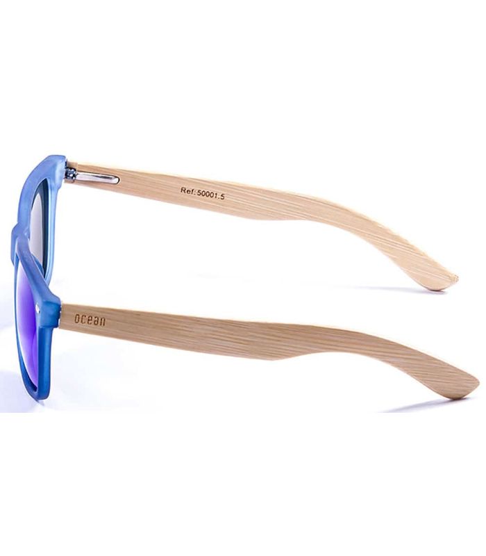 Gafas de Sol Casual Ocean Beach Wood Blue
