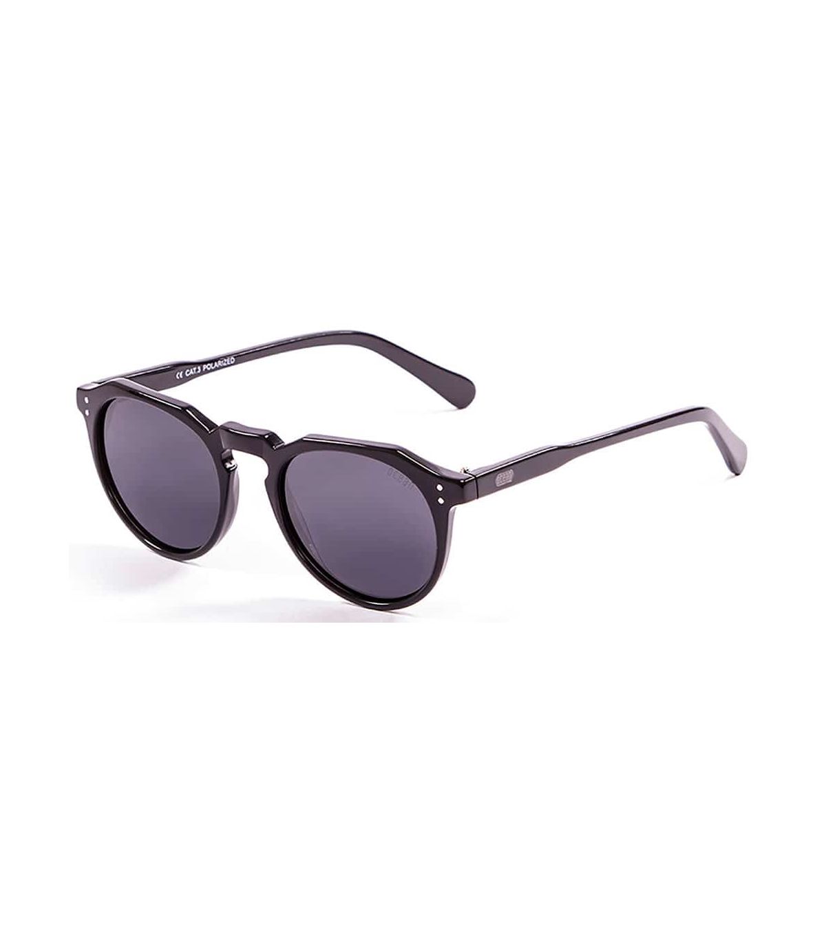 Gafas de sol Ocean Cyclops Black Smoke: montura de acetato negro mate, lentes polarizadas ATOM y protección 100% UV.