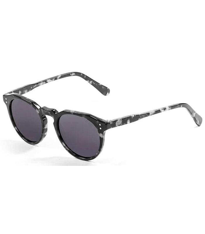 Gafas de sol Ocean Cyclops Black White Smoke: montura de acetato y lentes polarizadas con sistema ATOM antirreflejos.