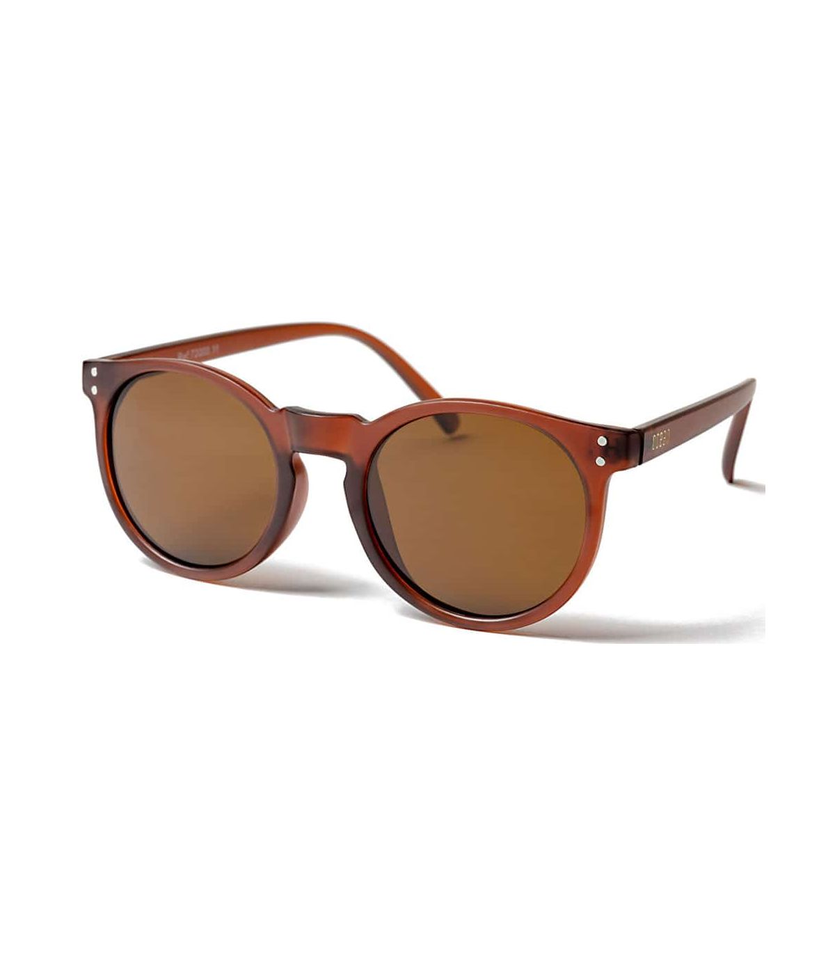 Gafas de sol Ocean Lizard Frosted Brown, montura acetato marrón escarchado y lentes polarizadas marrones ATOM.