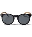 Ocean Lizard Wood Black Brown Smoke - Sunglasses Casual