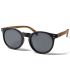 Gafas de sol Ocean Lizard Wood de bambú artesanal con lentes polarizadas humo y protección UV 100%.