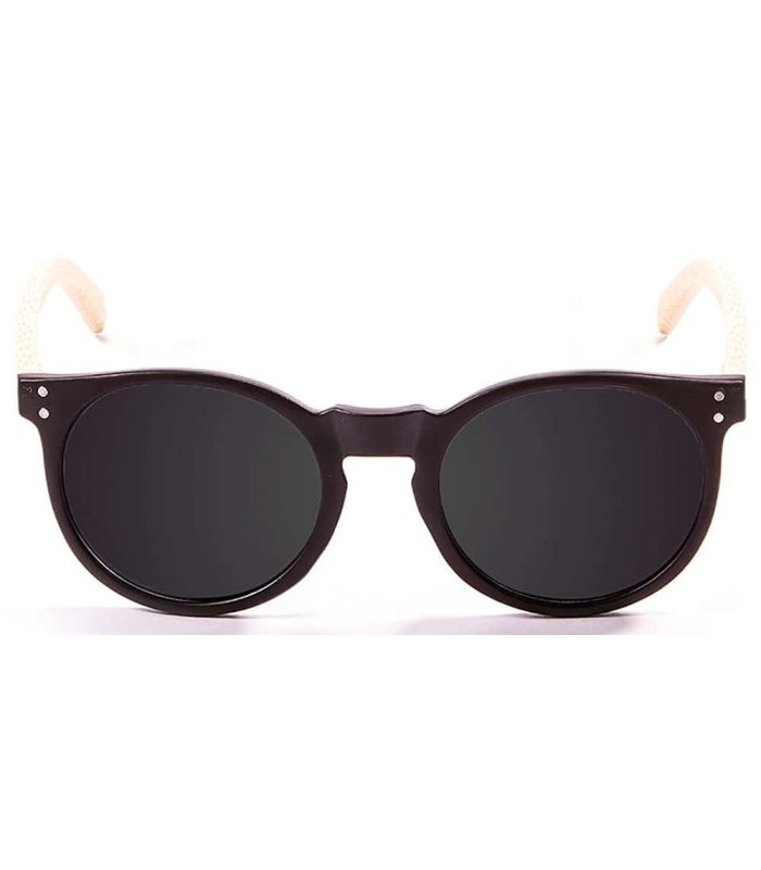 Gafas de Sol Casual Ocean Lizard Wood Black Bamboo Smoke