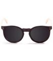 Sunglasses Casual Ocean Lizard Wood Black Bamboo Smoke