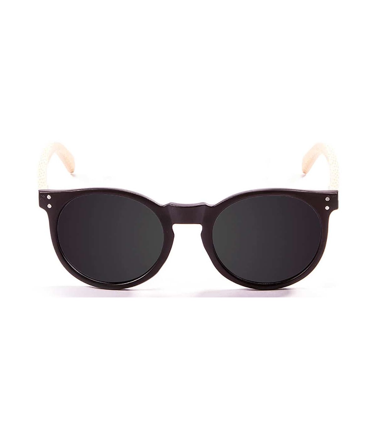 Gafas de Sol Casual Ocean Lizard Wood Black Bamboo Smoke