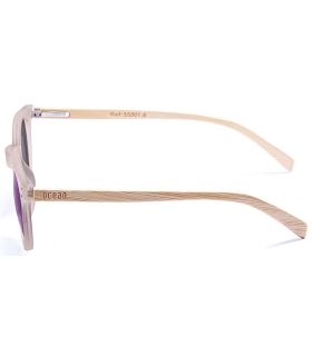 Gafas de Sol Casual Ocean Lizard Wood White Blue