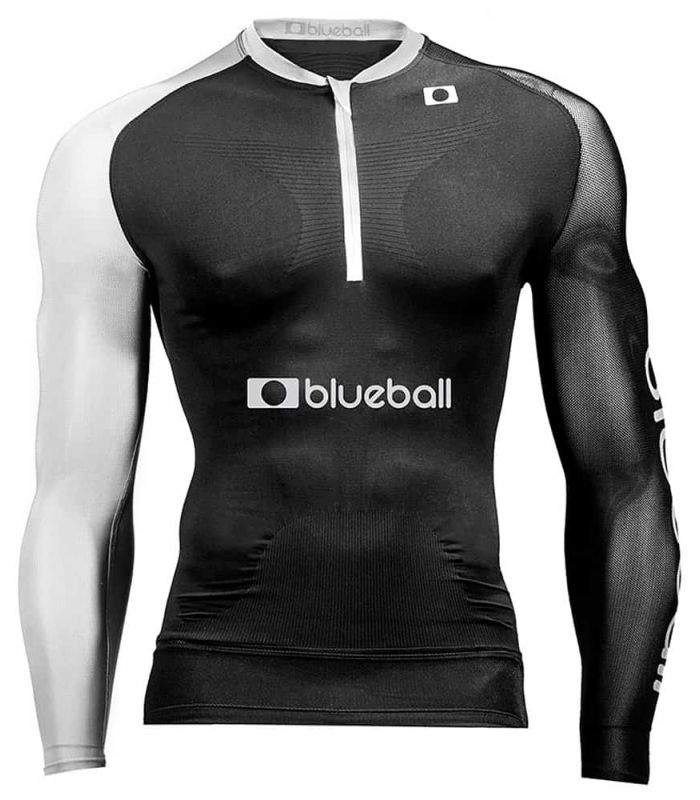 Camisetas técnicas running - Blueball Running Tshirt Long Sleeve negro