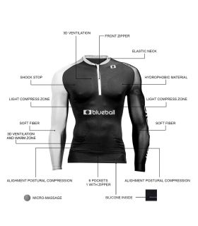 Camisetas técnicas running Blueball Running Tshirt Long Sleeve