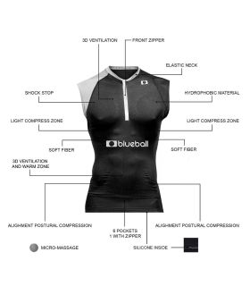Camisetas técnicas running Blueball Running Top Shirt